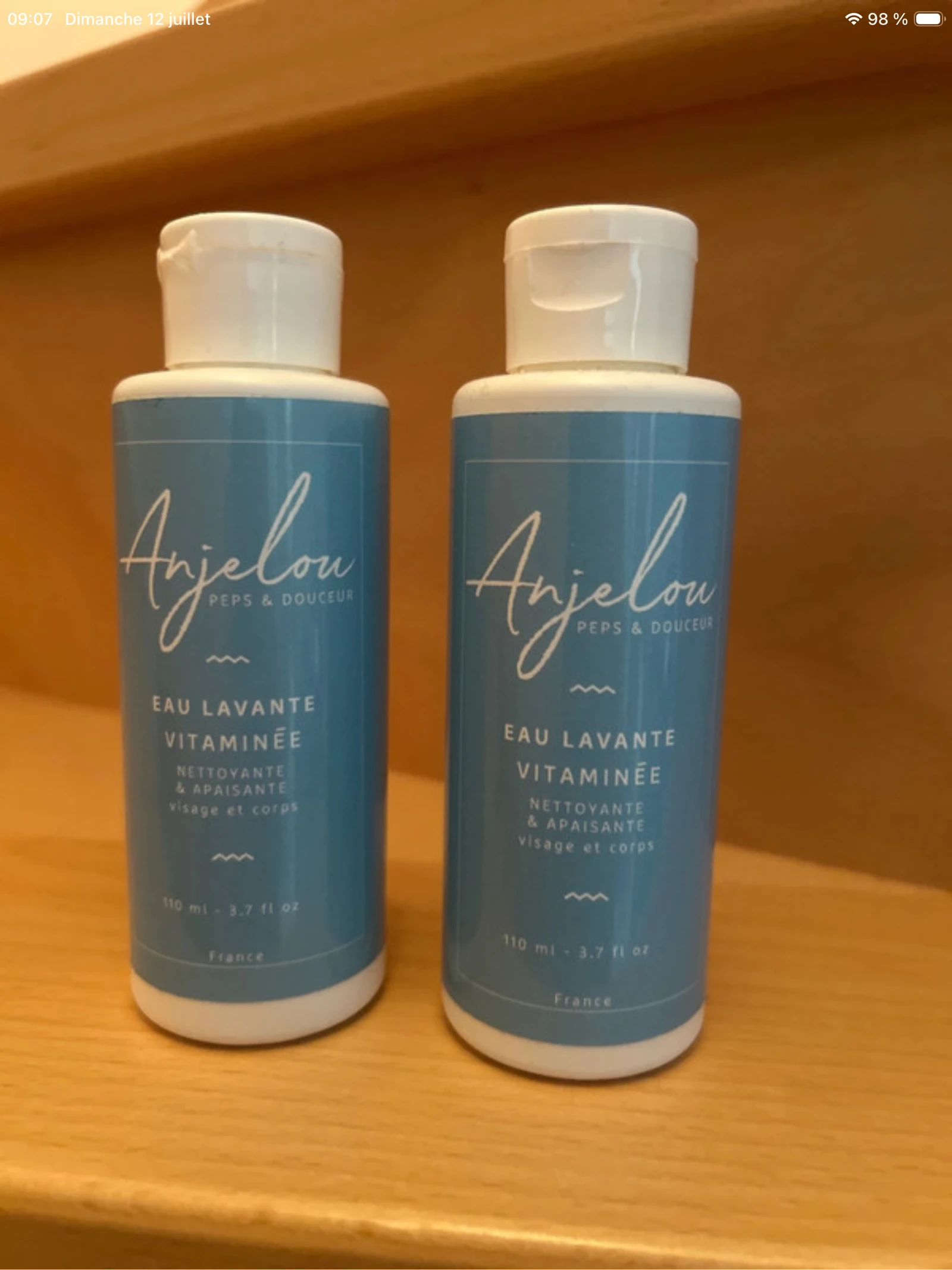 2 Água de Limpeza Vitaminada Limpadora e Calmante ANJELOU💕💕 – photo 2